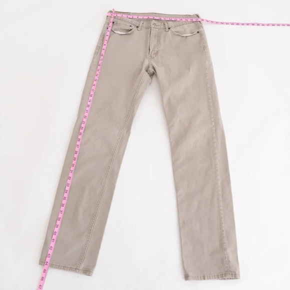 Levi's 541  Taupe Straight Leg Pants	 34/38 - Picture 4 of 15